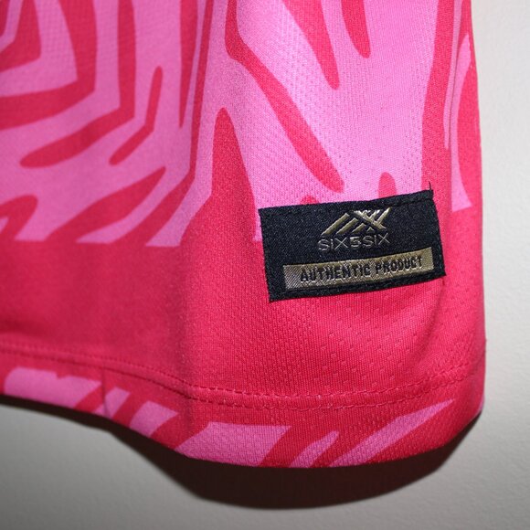 3/$118❤️new Six5six INDIA 2022 away cup shirt pink soccer jersey very fitted XXL - Picture 5 of 10
